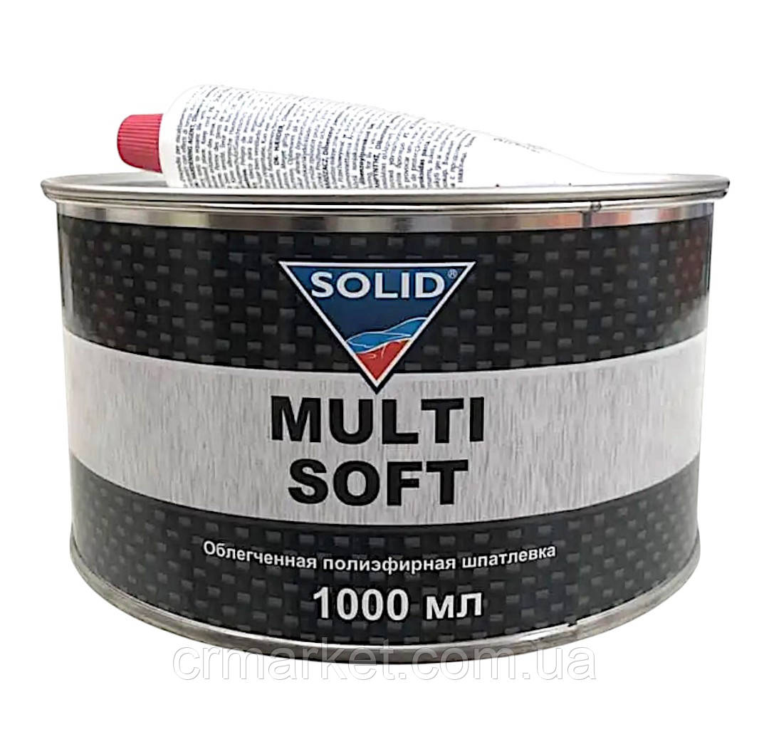 Шпаклевка SOLID MULTI SOFT (1000мл) + отв. (30мл), фото 1