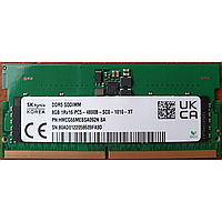 Пам'ять для ноутбуків SK hynix 8 GB SO-DIMM DDR5 4800 MHz (HMCG66MEBSA092N)