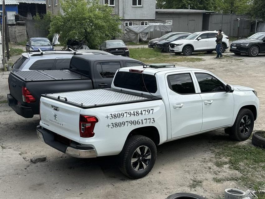 Односекційна силова кришка кузова пікапа, всі моделі. Накриття на кузов пікапа. Крышка на кузов пикапа.