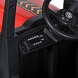 Дитячий електромобіль Трактор на акумуляторі Bambi M 4643 з пультом радіокерування на 3-8 років Червоний, фото 6