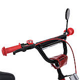 Велосипед дитячий двоколісний на сталевій рамі Profi MB 14011-14" зріст 90-115 см вік 3 до 6 років Червоний, фото 6