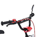 Велосипед дитячий двоколісний сталева рама Profi MB 18031-1 18" зріст 110-130 см вік 5 до 8 років Червоний, фото 2