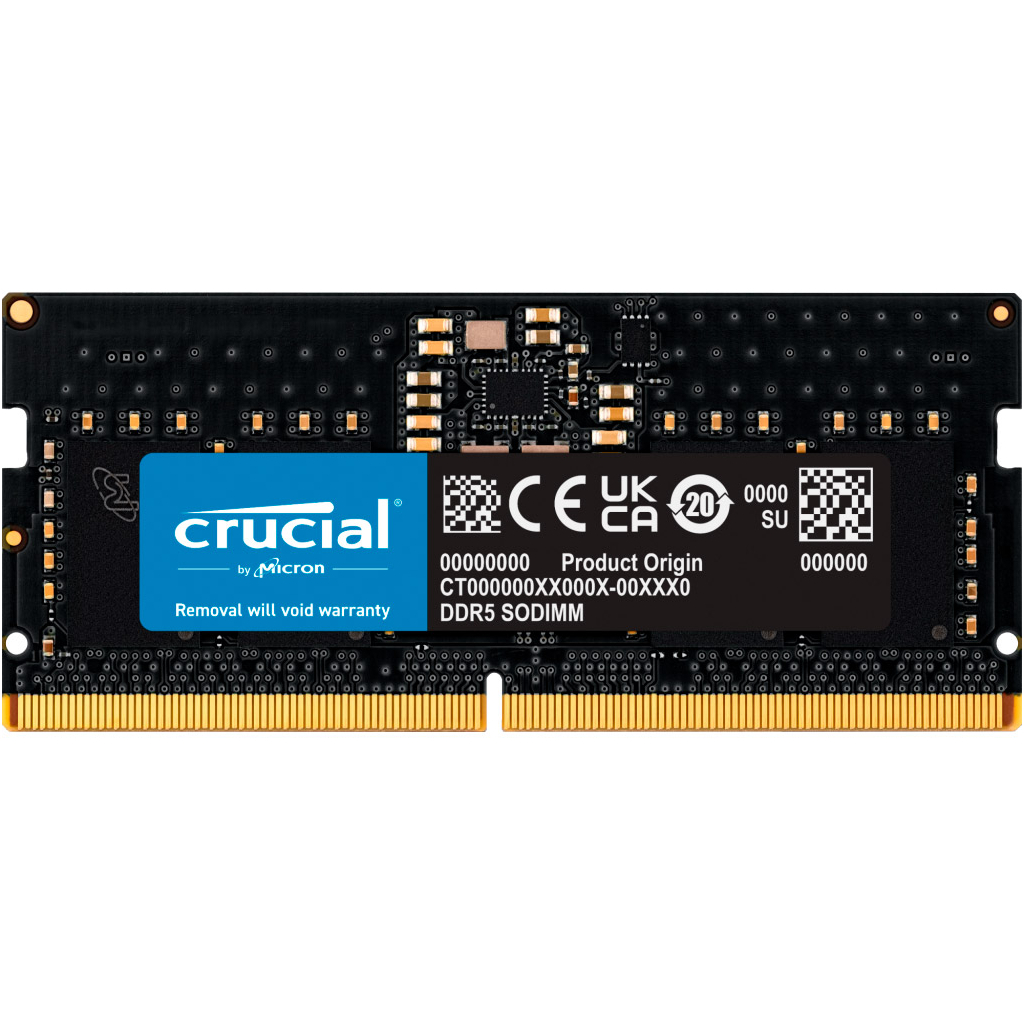 Пам'ять для ноутбуків Crucial 8 GB SO-DIMM DDR5 5600 MHz (CT8G56C46S5)