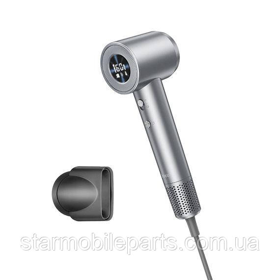 Фен для волос Hoco HP10 с цифровым дисплеем gray, фото 1