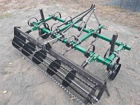 Культиватор КС 1.8 з котком пружинних лапах для мінітрактора