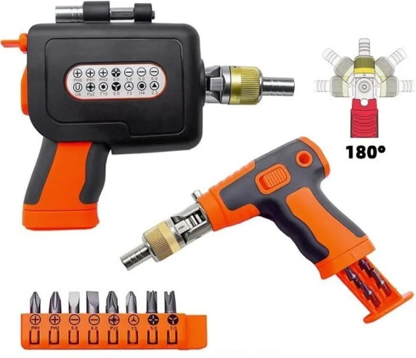 Викрутка-пістолет із бітами 16 в 1 2882A