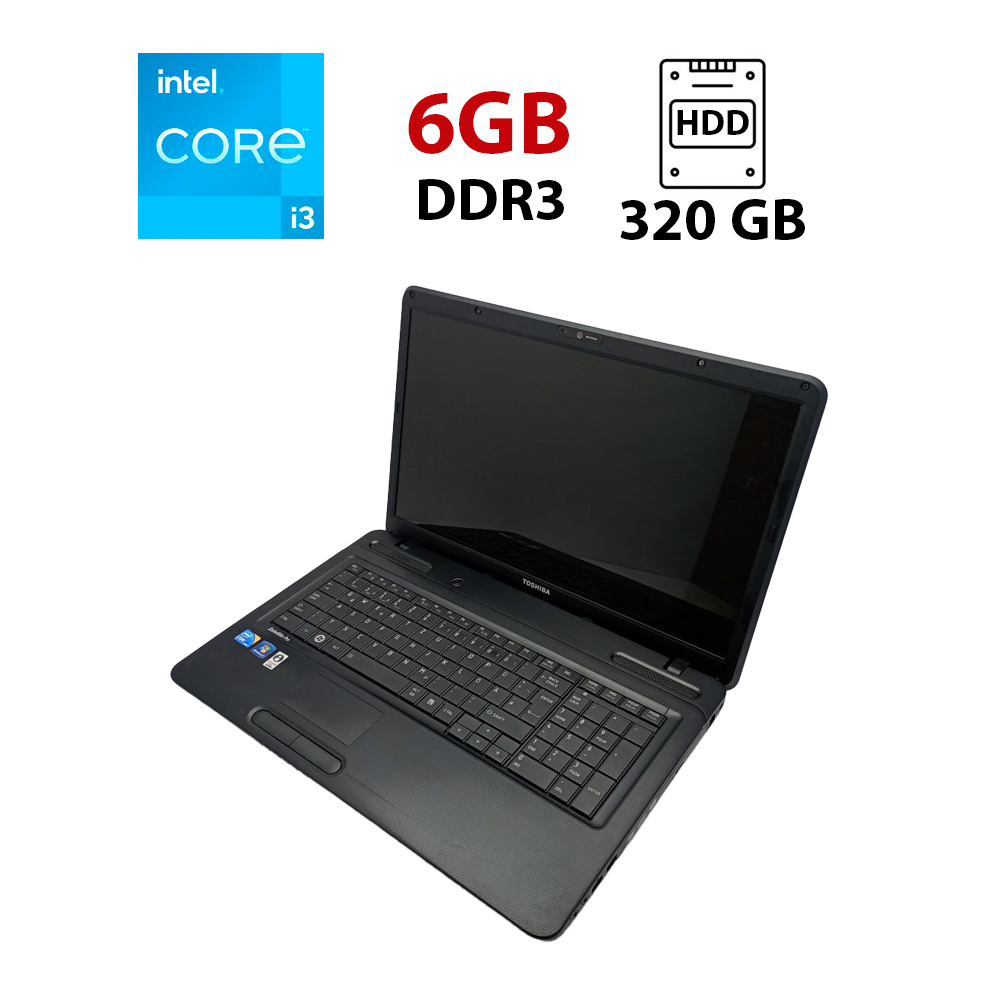 Ноутбук Toshiba Satellite L670/ 17.3" (1600x900)/ Core i3-350M/ 6 GB RAM/ 320 GB HDD/ HD