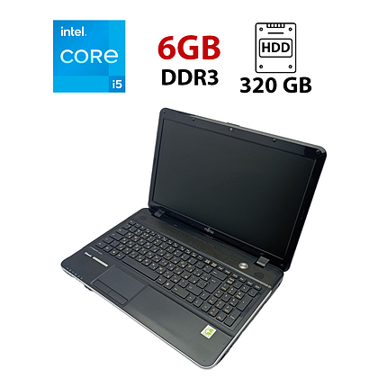 Ноутбук Б-клас Fujitsu Lifebook A531/ 15.6" (1366x768)/ Core i5-2410M/ 6 GB RAM/ 320 GB HDD/ HD 3000, фото 1