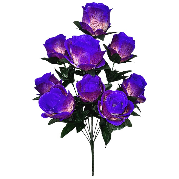 Штучні квіти букет бутони троянд пузаті, 62см, фото 1