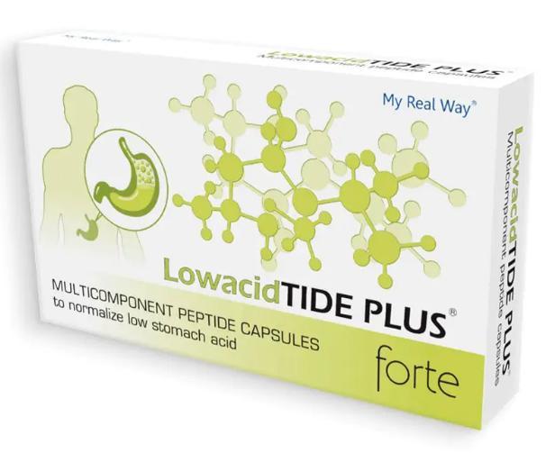 LowacidTIDE PLUS FORTE (комплекс для запобігання гастриту з зниженою кислотністю)