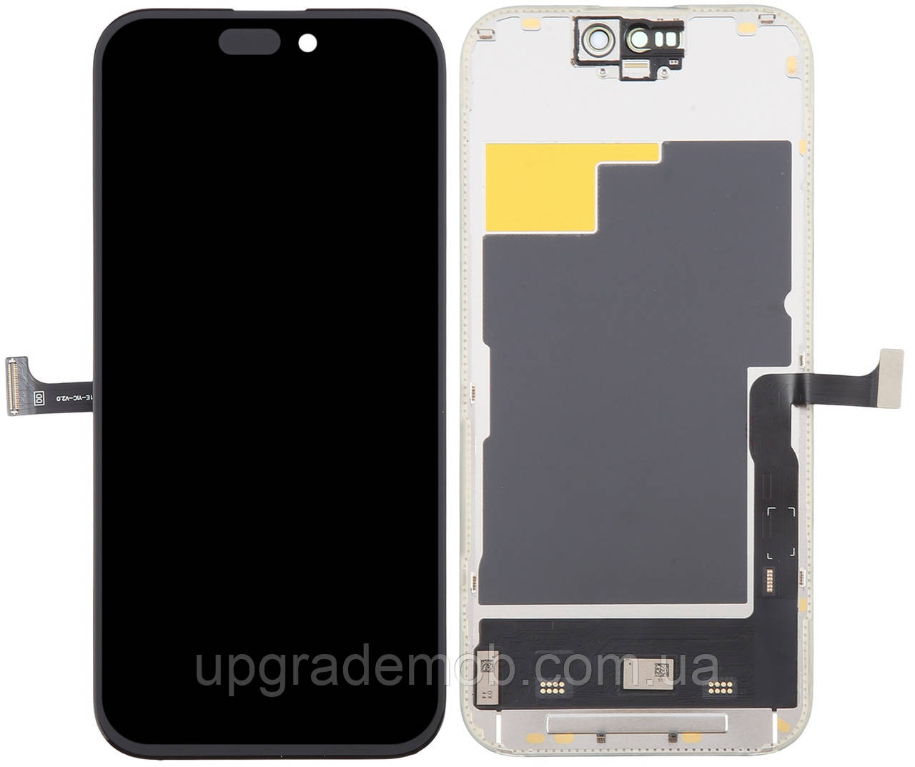 Дисплей модуль тачскрин iPhone 15 Pro чорний OLED OEM чудовий Soft DD, фото 1