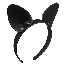 Кокетливі вушка кішечки на гнучкому обідку Playful Cat Black