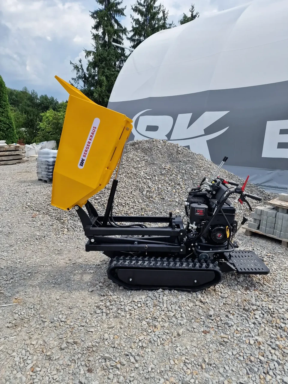Самоскид-тачка 500кг D50HT Briggs & Stratton стартер E-start, фото 1