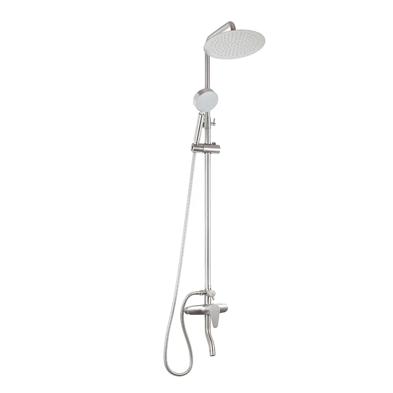 Душова колона зі змішувачем Zerix ASA-009-J з неірж. сталі SUS304 (ZX4805), фото 1