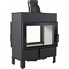 Камінна топка на дровах до 140 м² Kratki LUCY 14. Сучасне опалення тунель зі сталі 14 кВт, фото 2