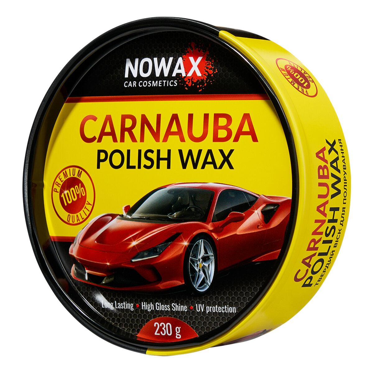 Віск карнаубський Nowax для полірування автомобіля 230г, фото 1