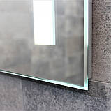 Дзеркало з LED підсвічуванням 100х75см прямокутне DUSEL DE-M1041 сенсорне включення підігрів, фото 8