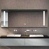 Дзеркало з LED підсвічуванням 100х75см прямокутне DUSEL DE-M1041 сенсорне включення підігрів, фото 10