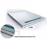 Дзеркало з LED підсвічуванням 120х75 см прямокутне DUSEL DE-M1041 сенсорне включення з підігрівом, фото 2