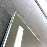 Дзеркало з LED підсвічуванням 120х75 см прямокутне DUSEL DE-M1041 сенсорне включення з підігрівом, фото 4