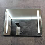 Дзеркало з LED підсвічуванням 120х75 см прямокутне DUSEL DE-M1041 сенсорне включення з підігрівом, фото 8