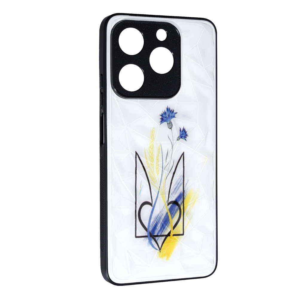 Чехол Prisma UA для Realme C63 Ukraine with flowers