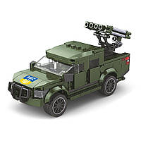 Дитячий конструктор Limo Toy Військова техніка ЗСУ "Бандеромобіль" 250 деталей KB-1101