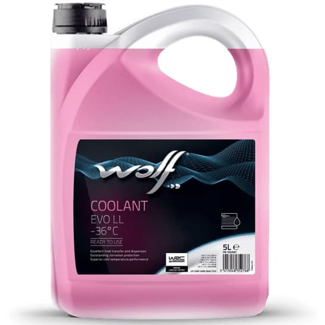 Wolf Coolant EVO LL -36°C, 5 л (1052661) готовый антифриз, фото 1
