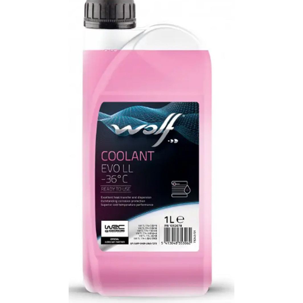 Wolf Coolant EVO LL -36°C, 1 л (1052678) готовий антифриз, фото 1