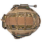 Шолом тактичний Fast TEAM WENDY Helmet NIJ IIIA + Навушники Earmor M31 MOD3 з чебурашкою + ліхтарик + кавер, фото 7