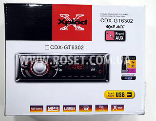Автомобільна магнітола — CDX-GT6302 (USB+SD+AUX) + пульт ДК
