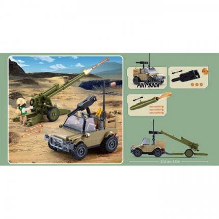 Конструктор ігровий Sluban Army M38-B1255 138 деталей ID 5004319, фото 1