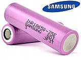 Акумулятор Samsung 18650 INR 35E 3500mAh, Li-Ion 3.7v, Немає пам'яті, Реальна ємність, 1шт, фото 4