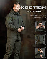 Тактичний костюм Soft Shell Bandit олива Комплект куртка штани софтшел олива на флісі