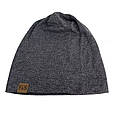 Шапка біні FS темно-сіра, фото 2