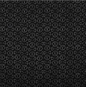 Гума набоечна каучукова Favor/Фавор — Skulls/Черепа 570*380*6,2мм Чорний