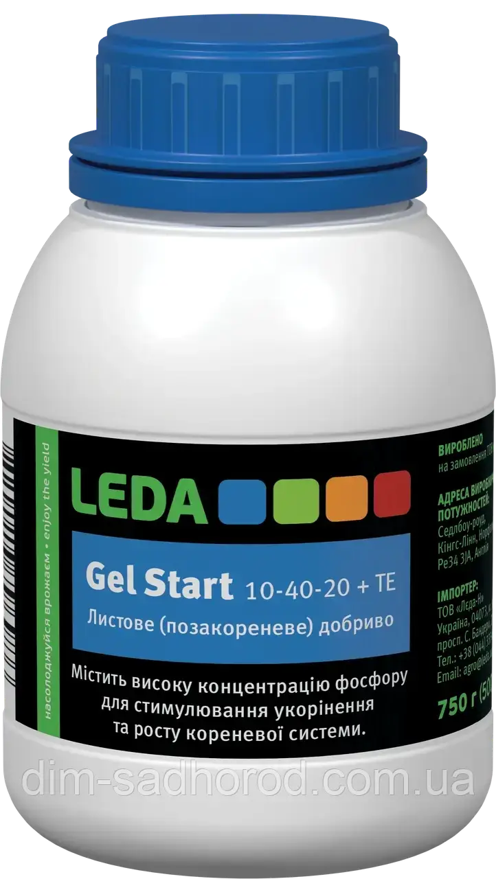 LEDA GEL START 10-40-20 + TE  (500 МЛ), фото 1