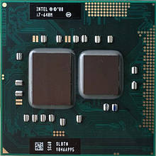 Процесор для ноутбука Intel Core i7-640M 2.80-3.46GHz Intel HD Graphics 35W Б/В