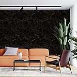 Самоклеюча вінілова плитка в рулоні чорний мармур 3000х600х2мм Глянец SW-00001289, фото 8