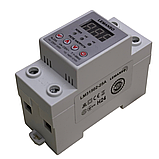 Реле контролю напруги Lemanso LM31502-25A "Щит" для однофазної системи з струмом 25А, фото 3