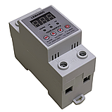 Реле контролю напруги Lemanso LM31502-25A "Щит" для однофазної системи з струмом 25А, фото 6