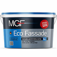 Фарба фасадна акрилова MGF Eco Fassade M690 мат білий 1,4 кг
