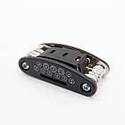 Велосипедний мультитул 15 в 1 / Кишеньковий набір інструментів для велосипеда, фото 10