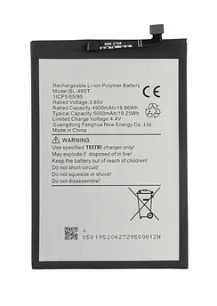 Батарея Tecno BL-49ST для Spark 10 / Spark 10 Pro / Spark 20 / Spark 20C