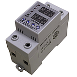 Реле напруги з контролем струму Lemanso LM31525-40A "Щит" для однофазної системи з струмом 40А, фото 5