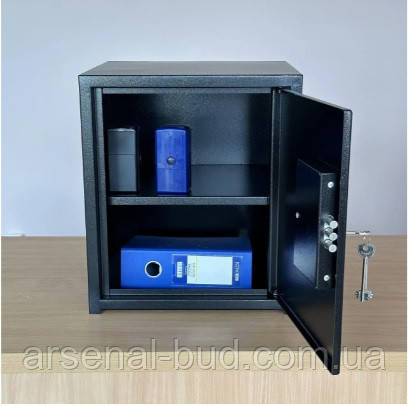 Cейф для зберігання документів, грошей, пістолета,  СМ-400, ШхВхГ (35х40х32см), фото 1