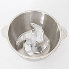 Електричний подрібнювач з чашею 3л, 1000Вт, від мережі, R7045 / Подрібнювач для кухні / Блендер подрібнювач, фото 8