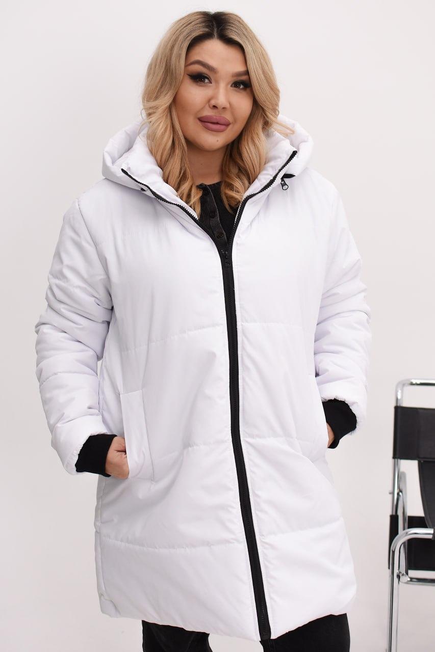 Жіноча куртка евро-зима великого розміру Україна Розміри: 48-50, 52-54, 56-58, 60-62