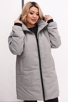 Жіноча куртка евро-зима великого розміру Україна Розміри: 48-50, 52-54, 56-58, 60-62, фото 1