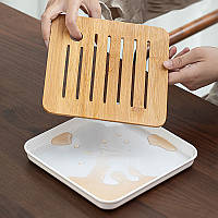 Набір для китайської чайної церемонії Black Sand дорожній керамічний 6 предметів, фото 6